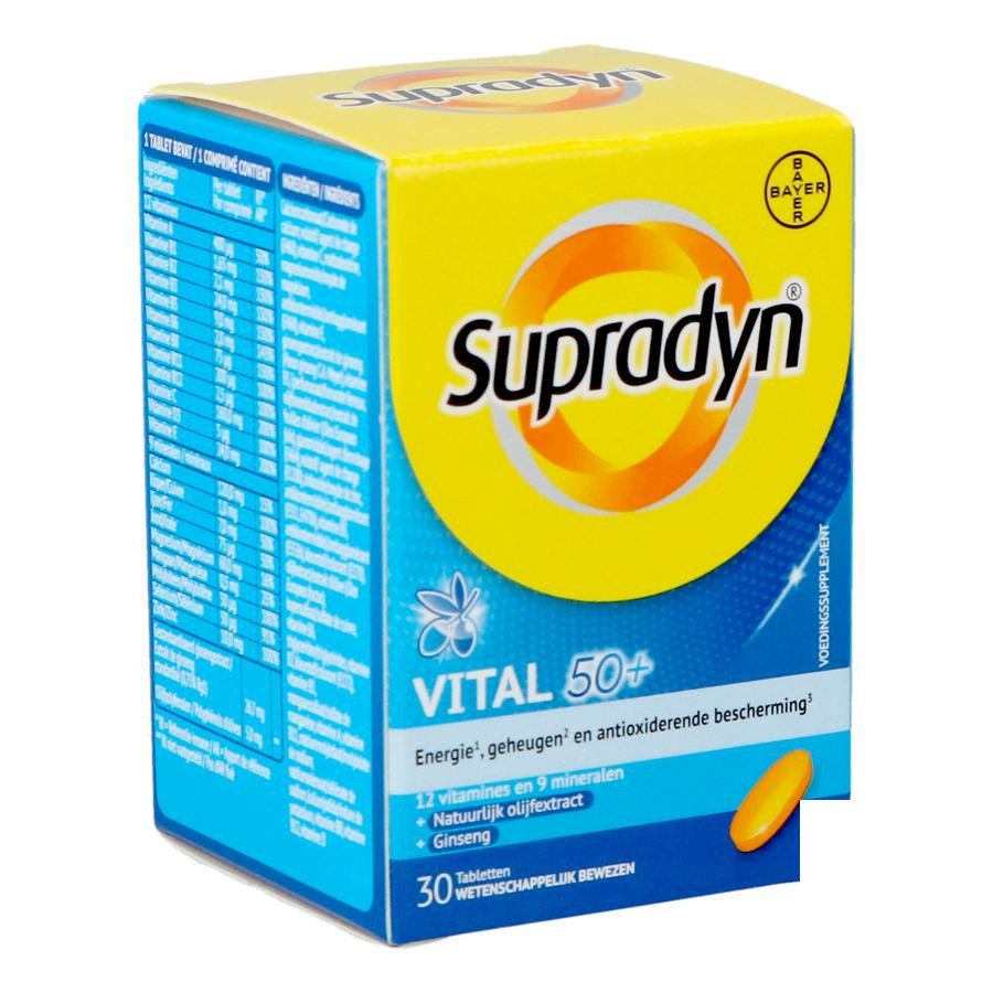 SUPRADYN Vital 50+ cpr pell bte 30 pce