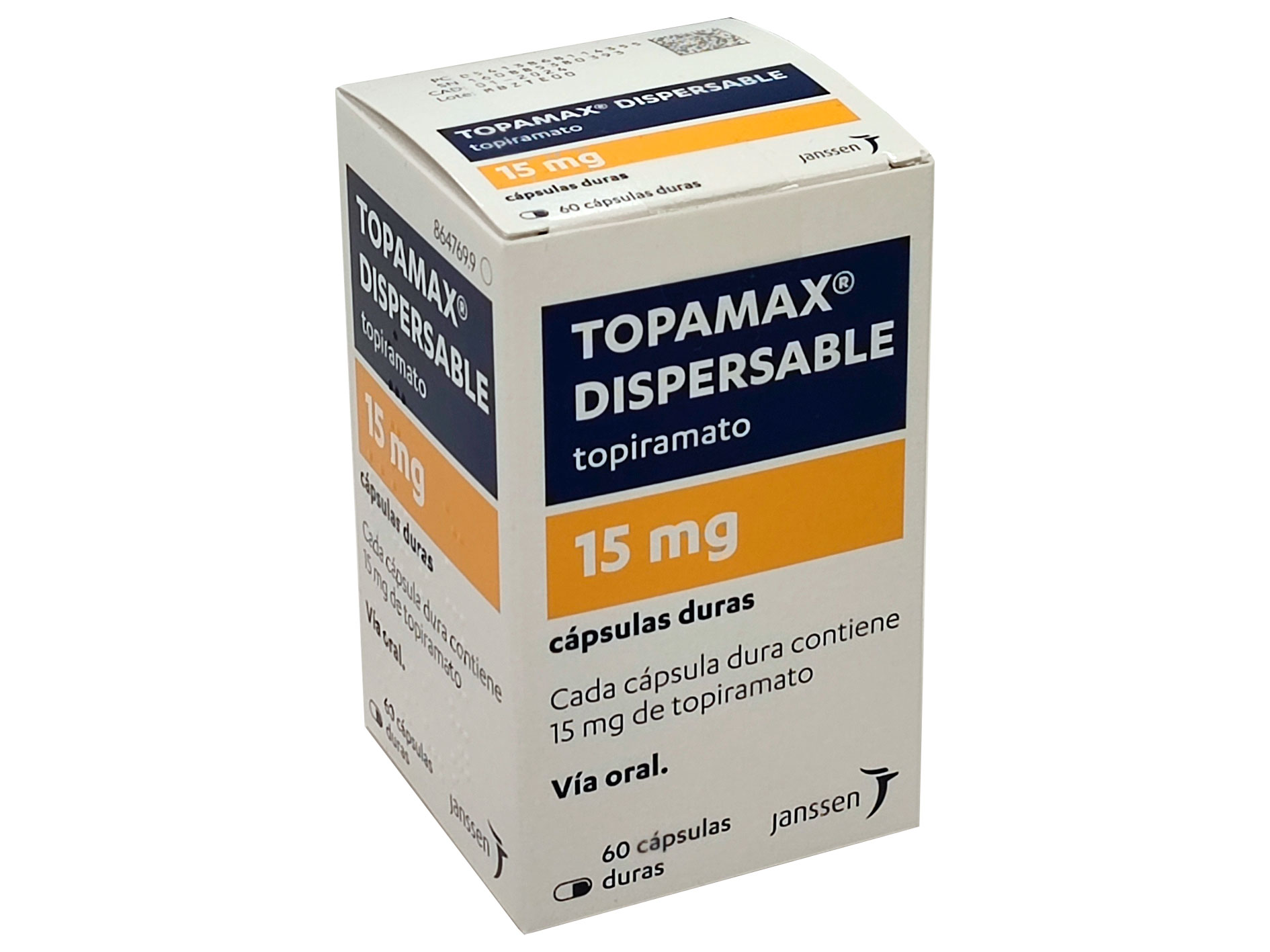 TOPAMAX caps 15 mg bte 60 pce