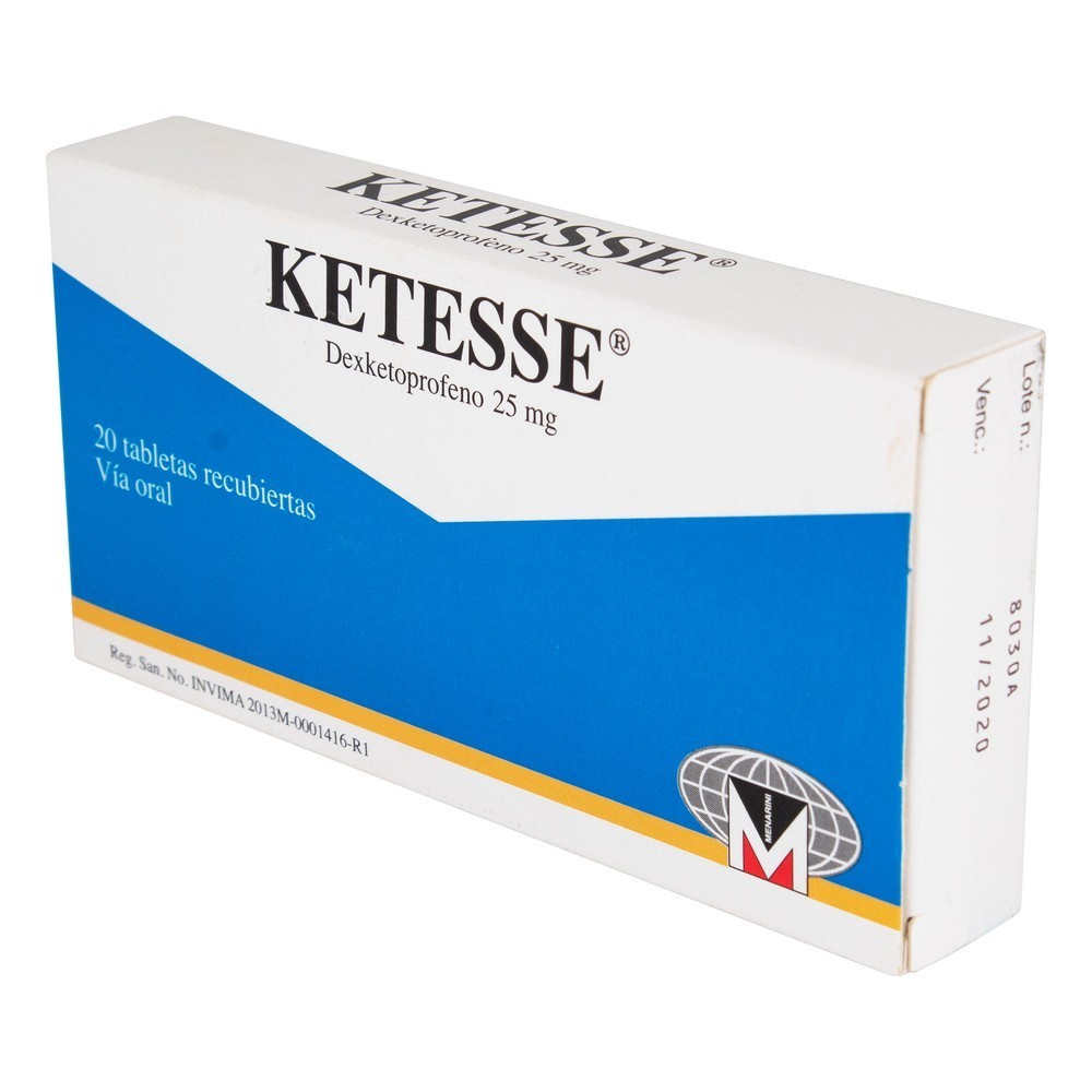 KETESSE cpr pell 25 mg 20 pce