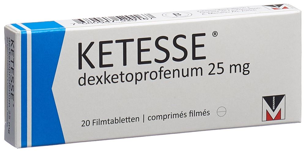 KETESSE cpr pell 25 mg 20 pce