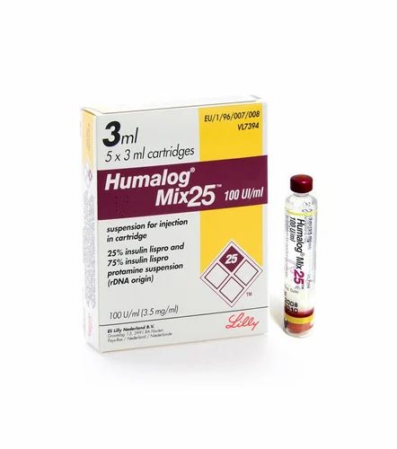 HUMALOG Mix 25 susp inj 100 UI/ml p pen 5 x 3 ml