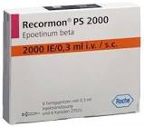 RECORMON PS 2000 UI/0.3 ml ser pré 6 pce