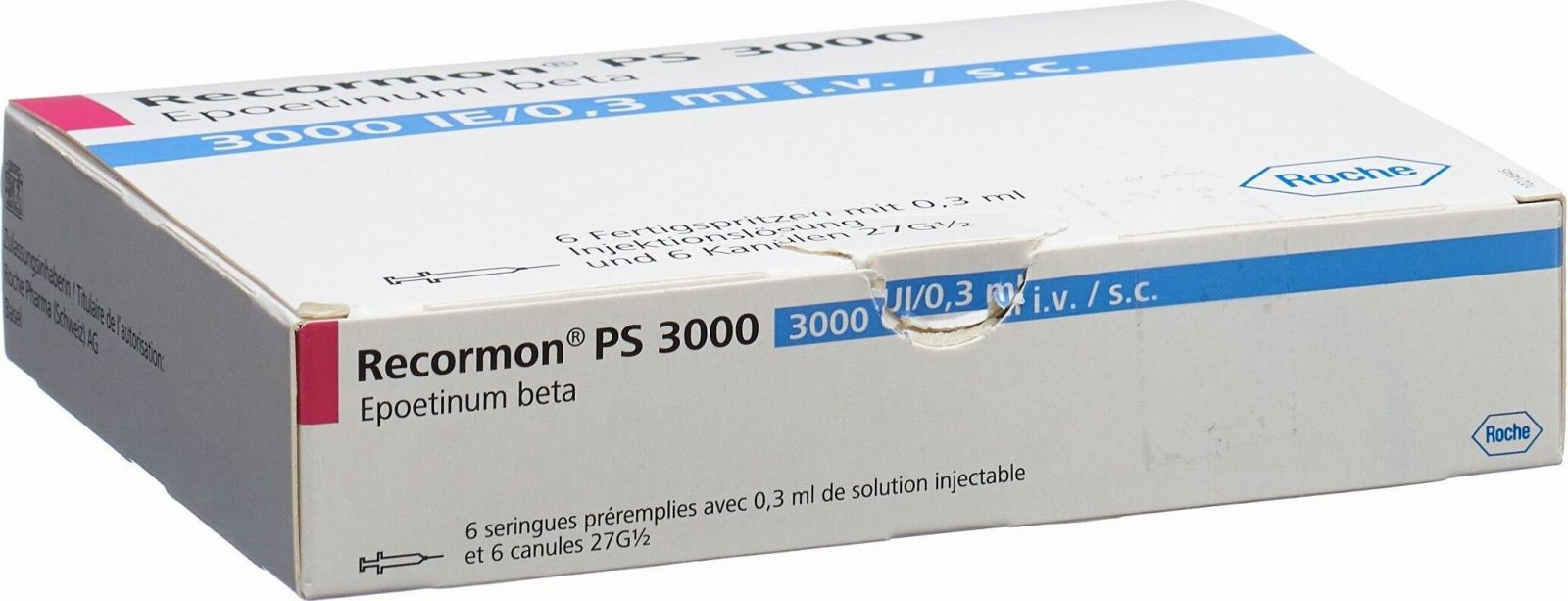 RECORMON PS 3000 UI/0.3 ml ser pré 6 pce