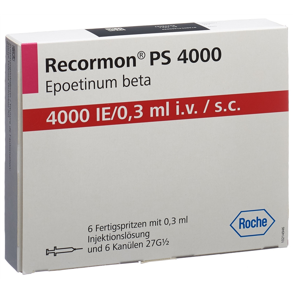 RECORMON PS 4000 UI/0.3 ml ser pré 6 pce
