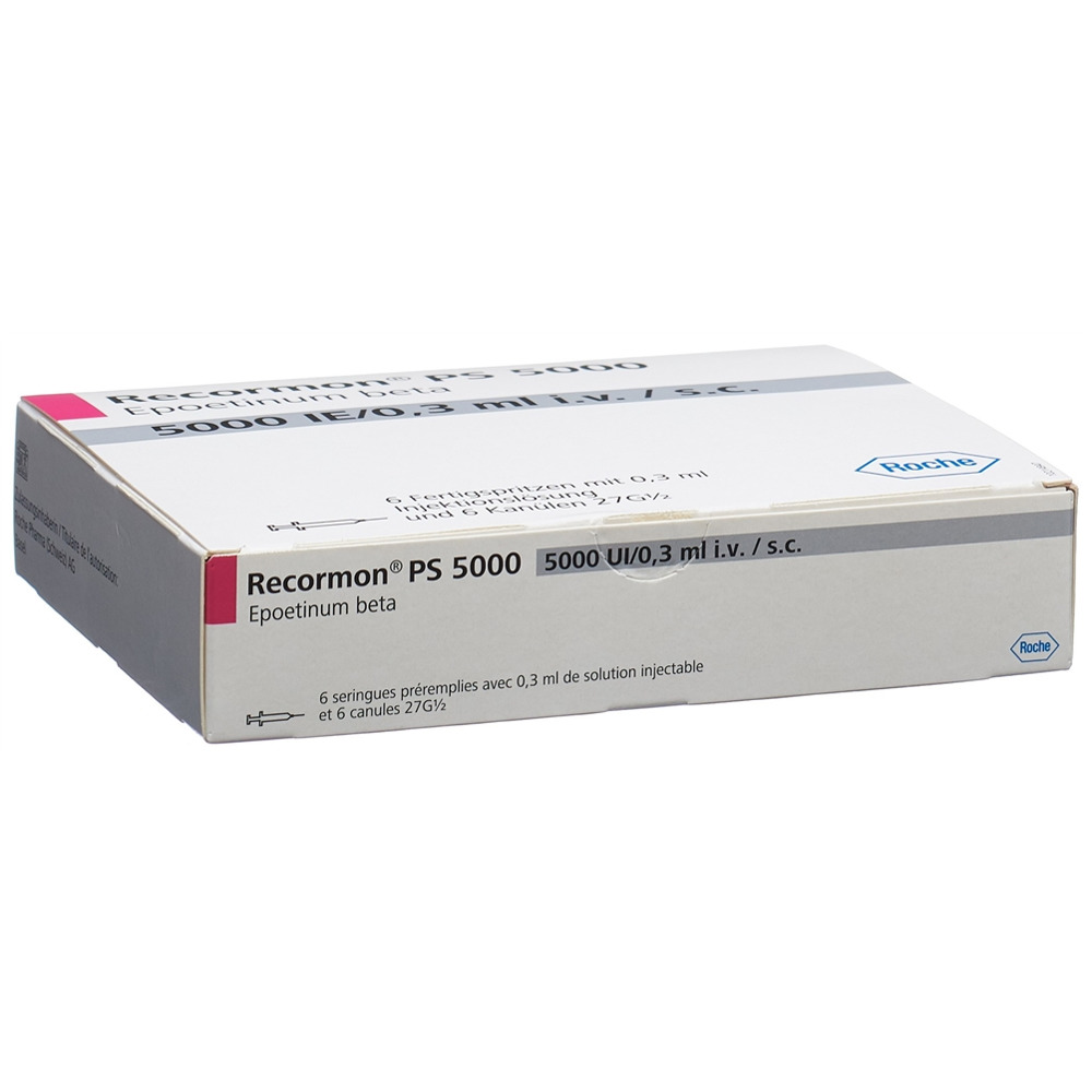 Recormon PS 5000 U.I./0,3 mL, Fertigspritzen