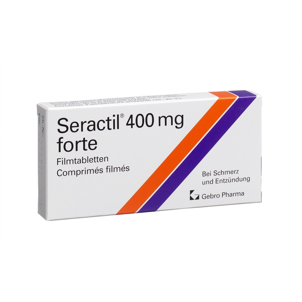 SERACTIL cpr pell 400 mg forte 10 pce
