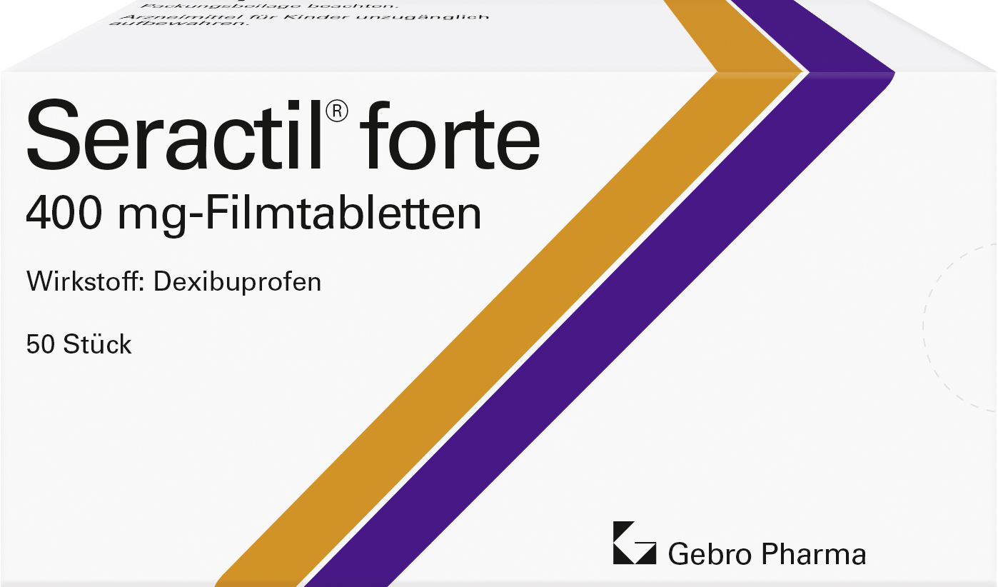 SERACTIL cpr pell 400 mg forte 10 pce