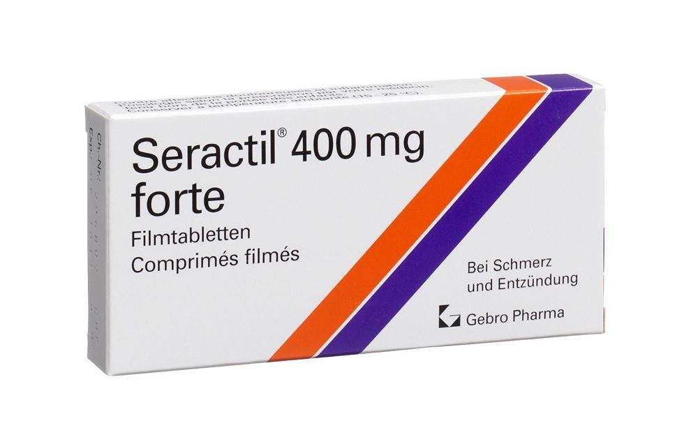 SERACTIL cpr pell 400 mg forte 10 pce