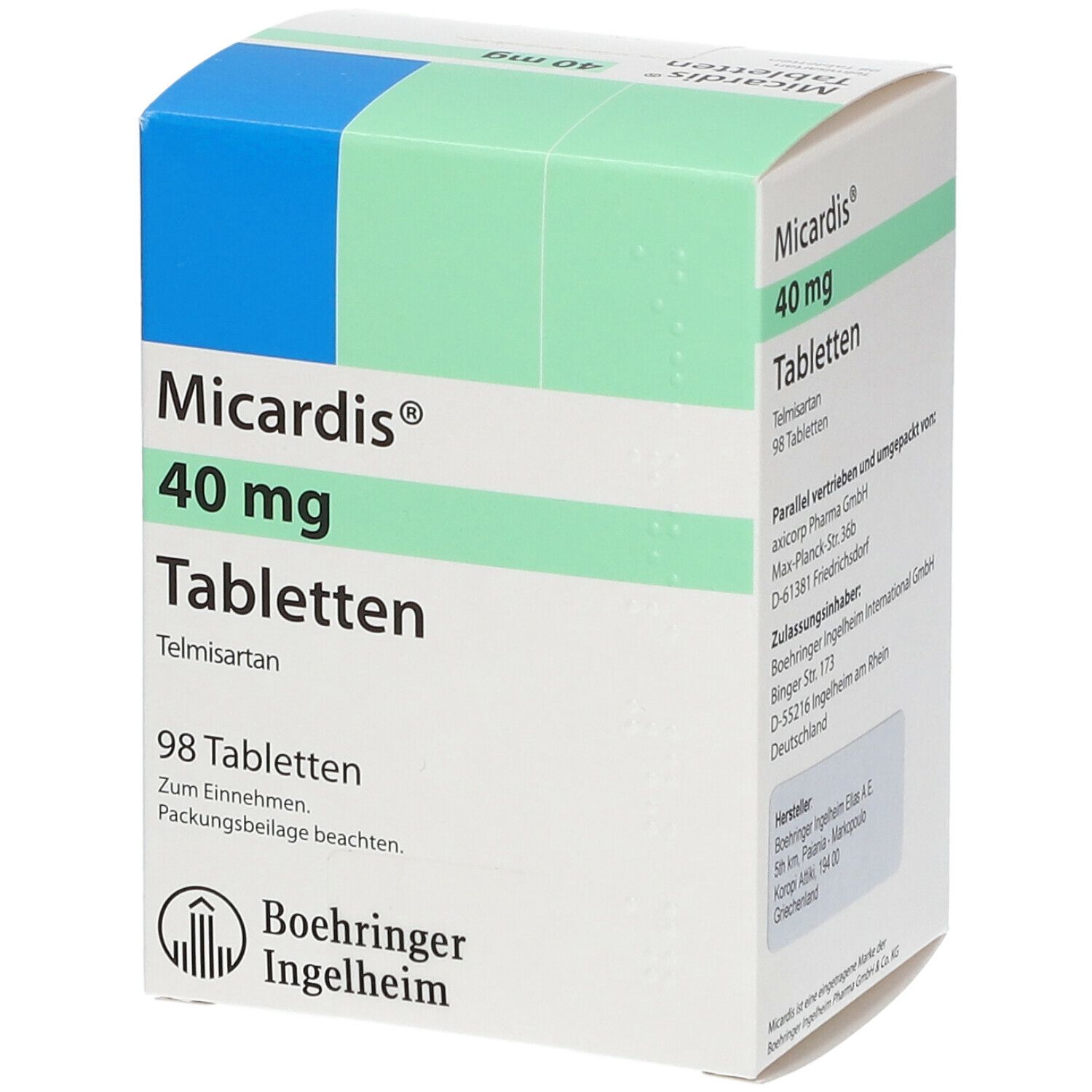 MICARDIS cpr 40 mg 98 pce