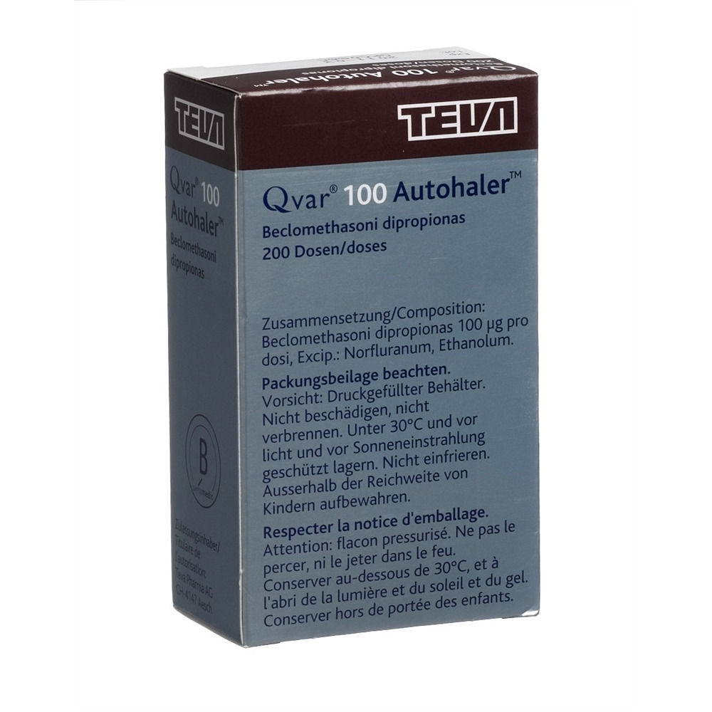 QVAR 100 Autohaler aéros doseur 100 mcg 200 dos