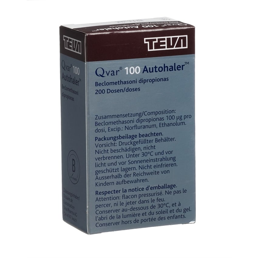 QVAR 100 Autohaler aéros doseur 100 mcg 200 dos