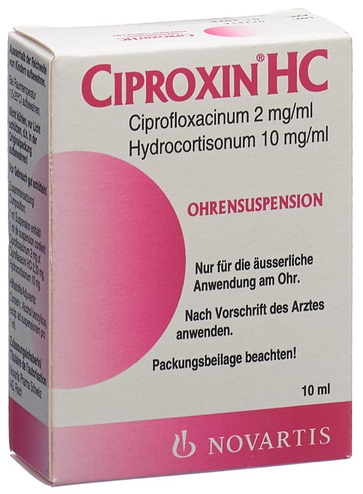CIPROXIN HC susp auric fl 10 ml