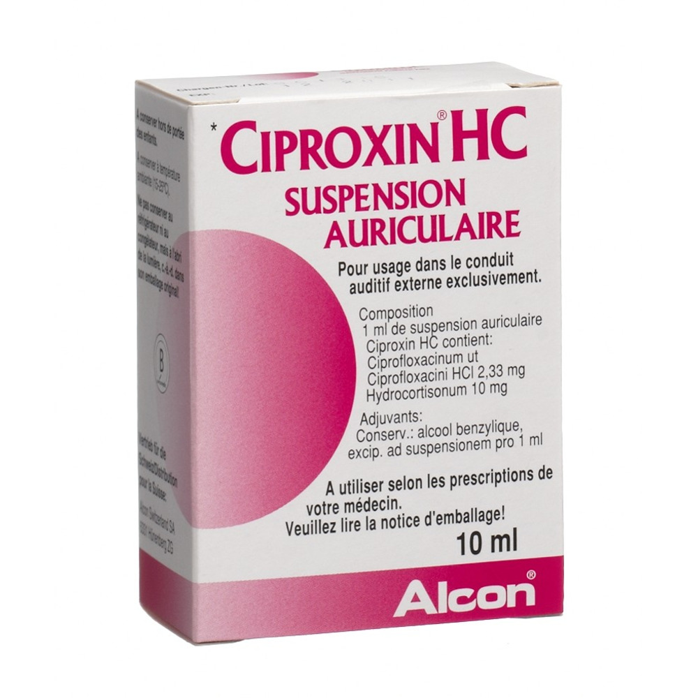 CIPROXIN HC susp auric fl 10 ml