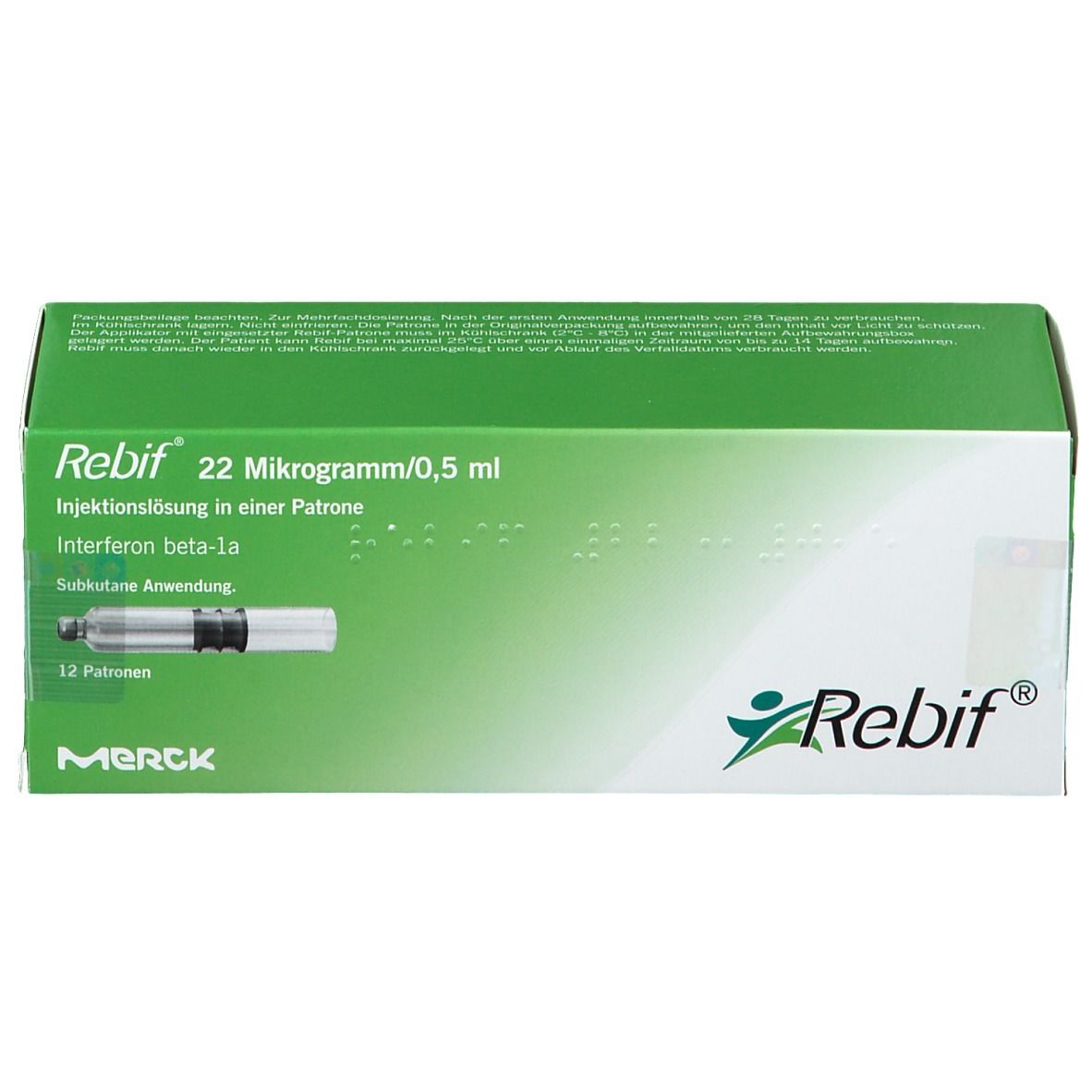 REBIF sol inj 22 mcg/0.5 ml ser pré 12 pce