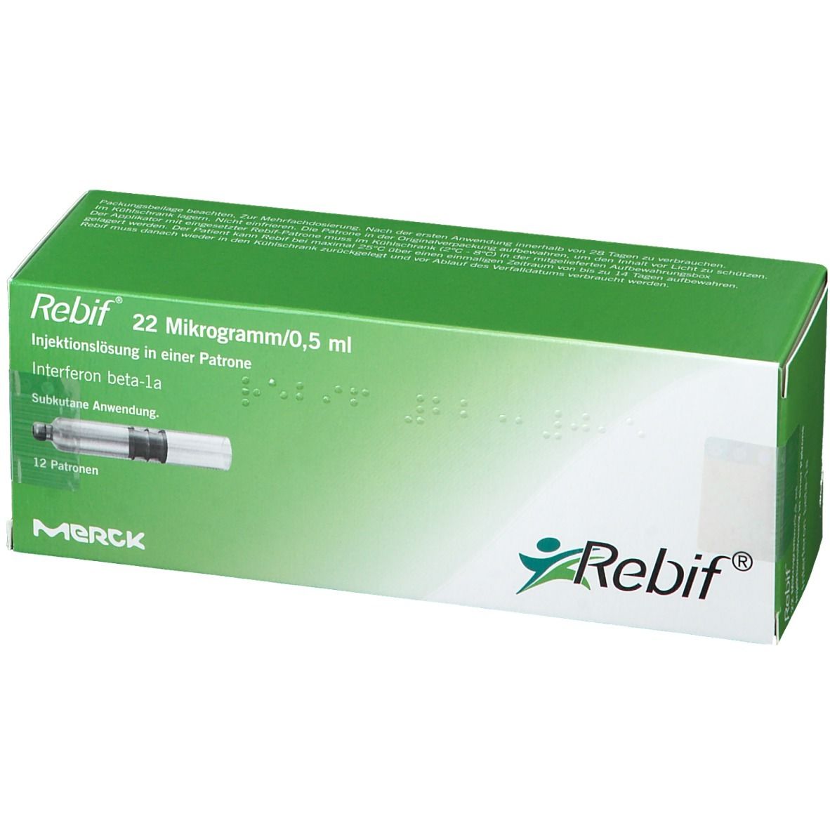REBIF sol inj 22 mcg/0.5 ml ser pré 12 pce