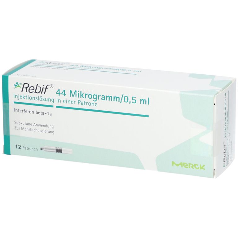 REBIF sol inj 44 mcg/0.5 ml ser pré 12 pce
