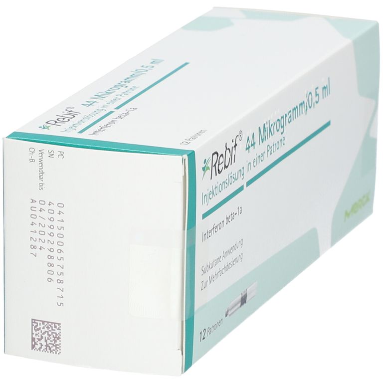 REBIF sol inj 44 mcg/0.5 ml ser pré 12 pce