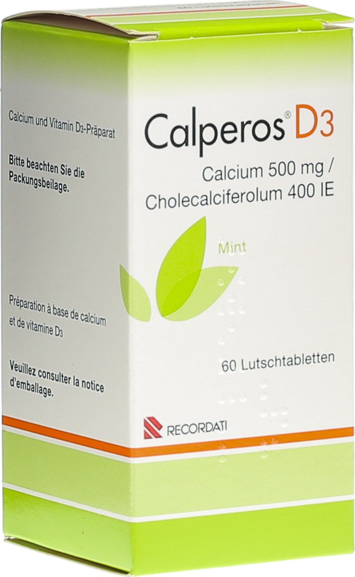 Calperos D3, Lutschtabletten Mint