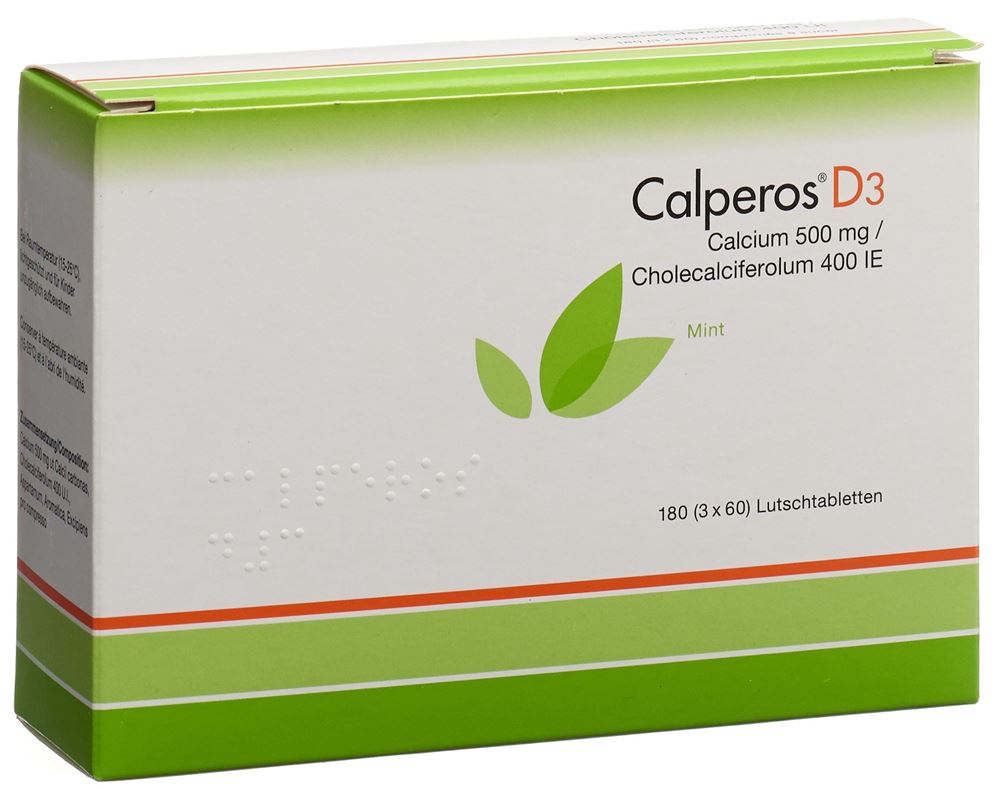 Calperos D3, Lutschtabletten Mint