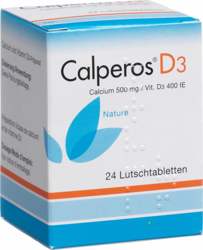 CALPEROS D3 cpr sucer nature bte 180 pce