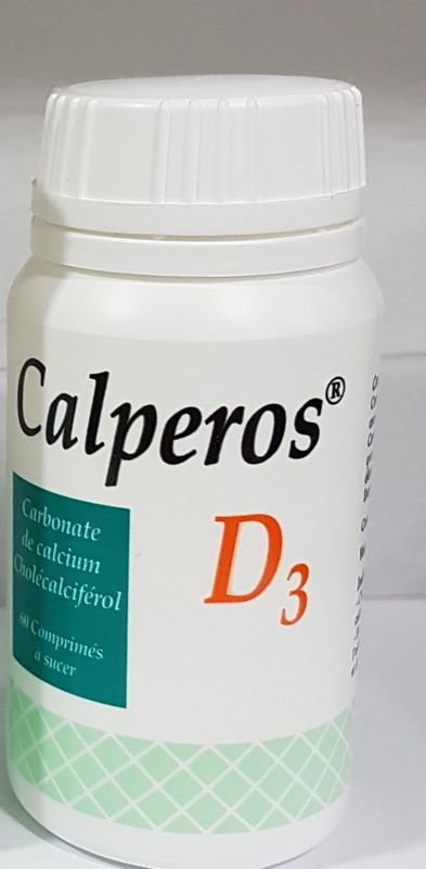 CALPEROS D3 cpr sucer nature bte 180 pce