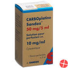 CARBOPLATINE Sandoz sol perf 50 mg/5ml flac