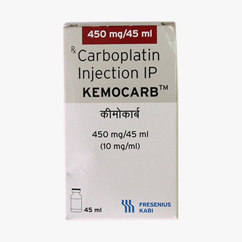 CARBOPLATINE Sandoz sol perf 450 mg/45ml flac