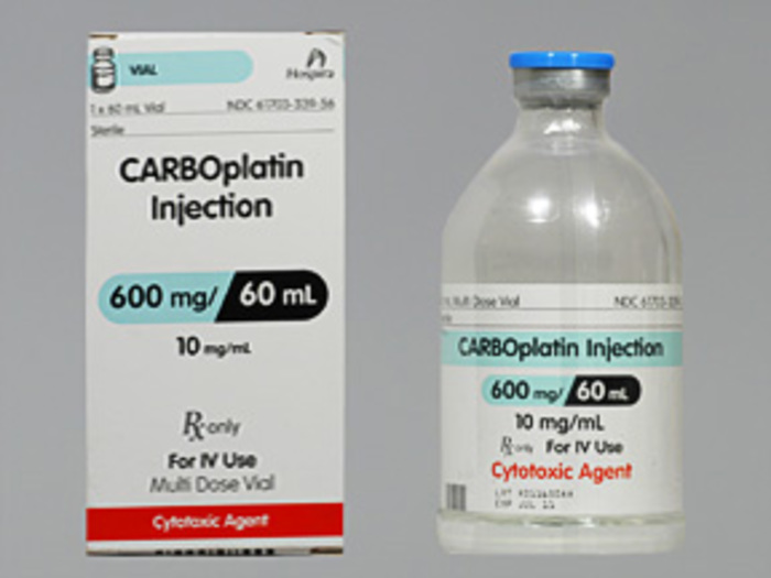 CARBOPLATINE Sandoz sol perf 600 mg/60ml flac