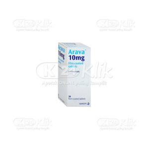 ARAVA cpr pell 10 mg bte 100 pce