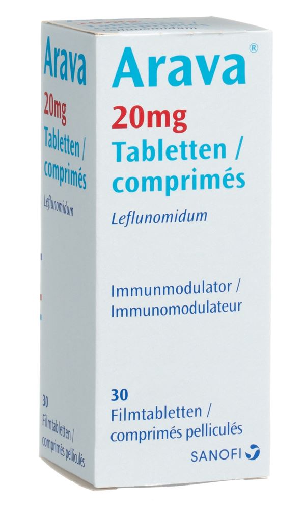 ARAVA cpr pell 20 mg bte 30 pce