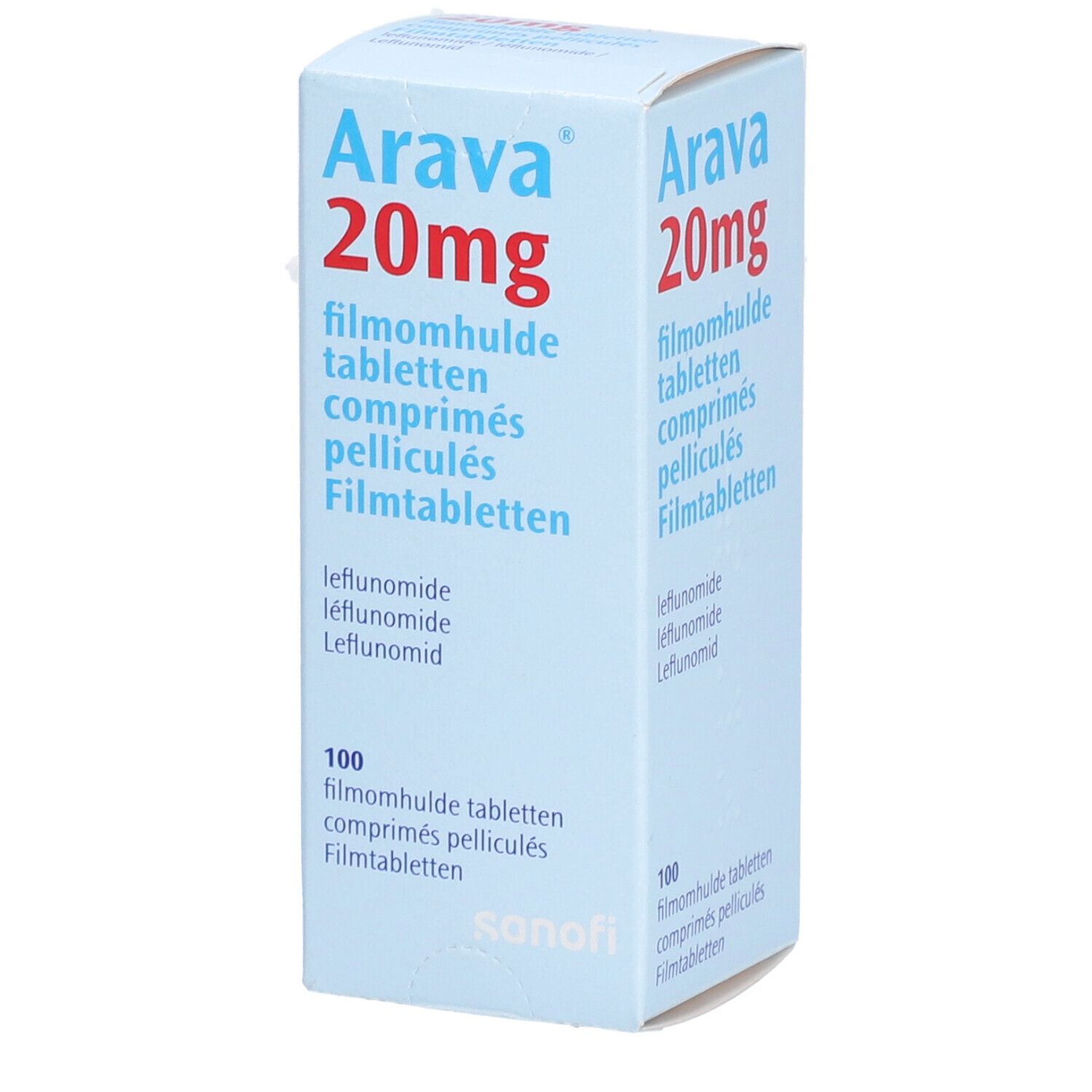 ARAVA cpr pell 20 mg bte 100 pce