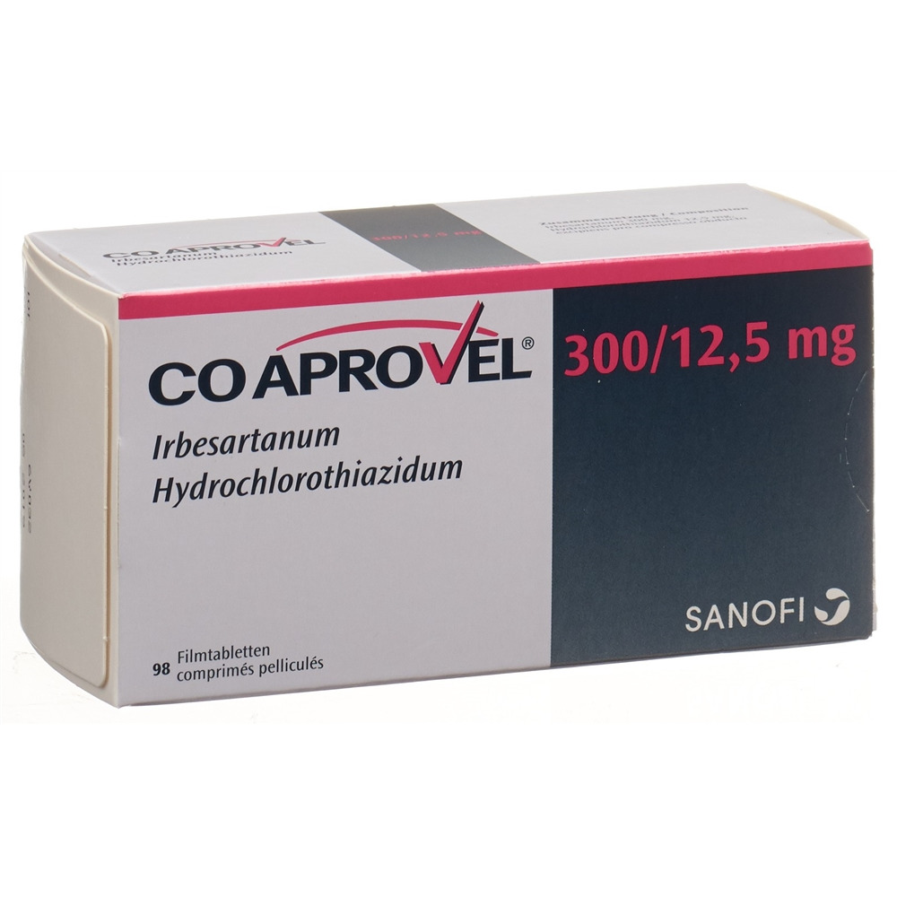CoAprovel 300/12.5, comprimés filmés