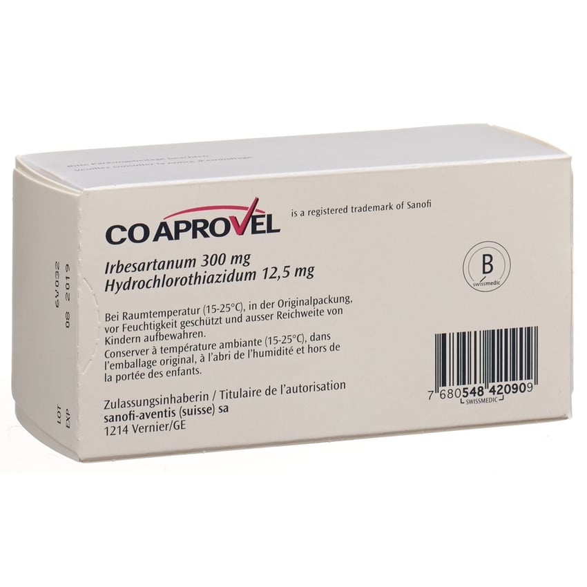 COAPROVEL cpr pell 300/12.5 98 pce