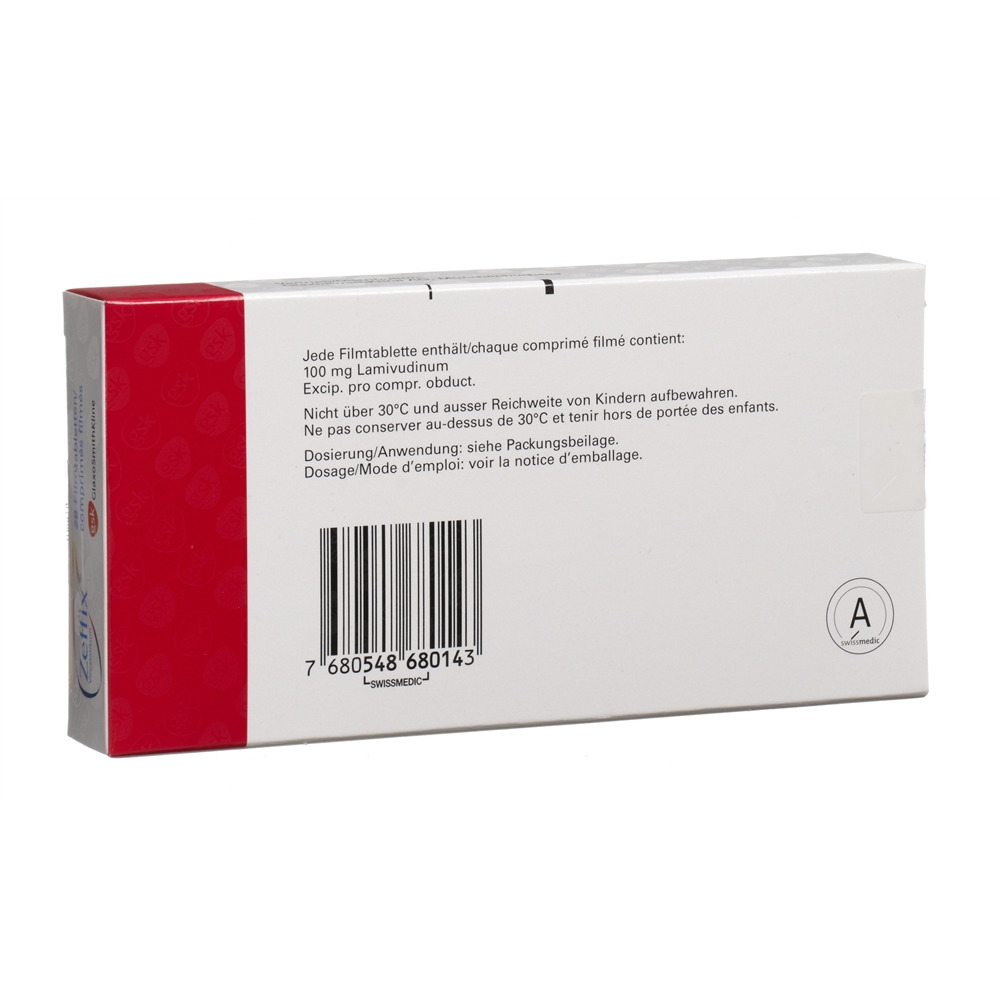 ZEFFIX cpr pell 100 mg 28 pce