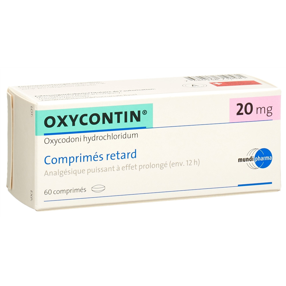 Oxycontin 20 mg, Tabletten retard