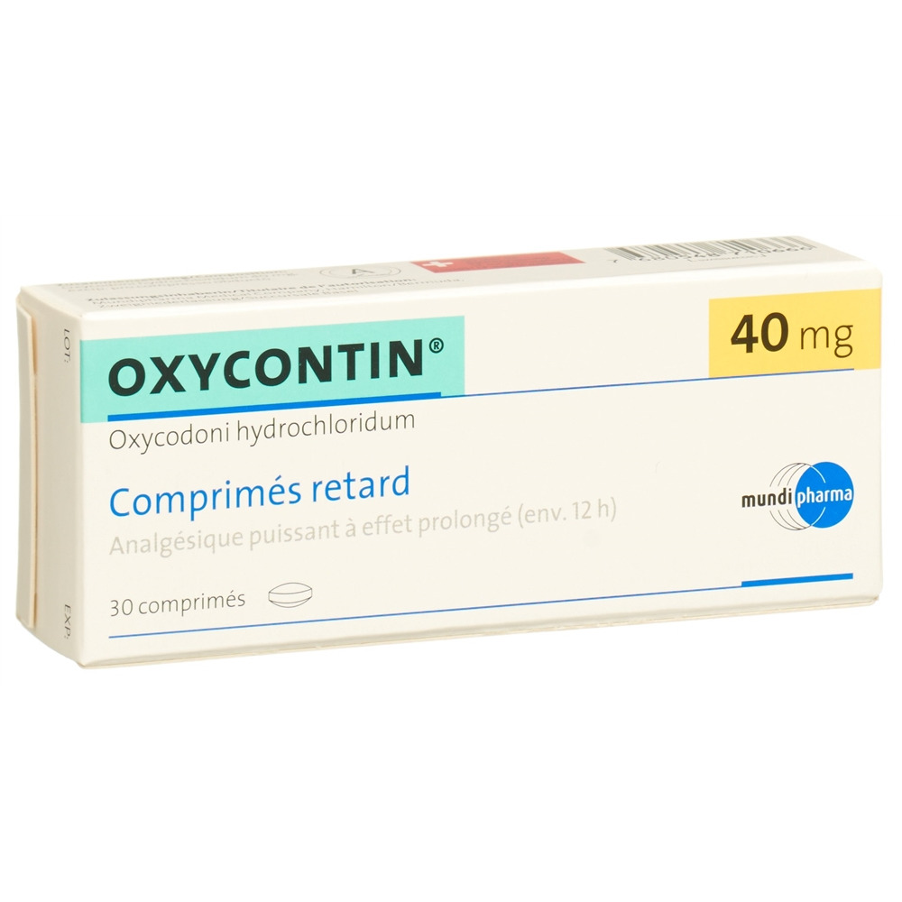 Oxycontin 40 mg, Tabletten retard