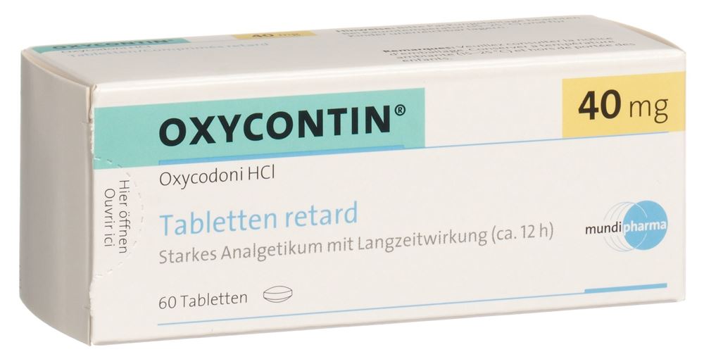 OXYCONTIN cpr ret 40 mg 60 pce