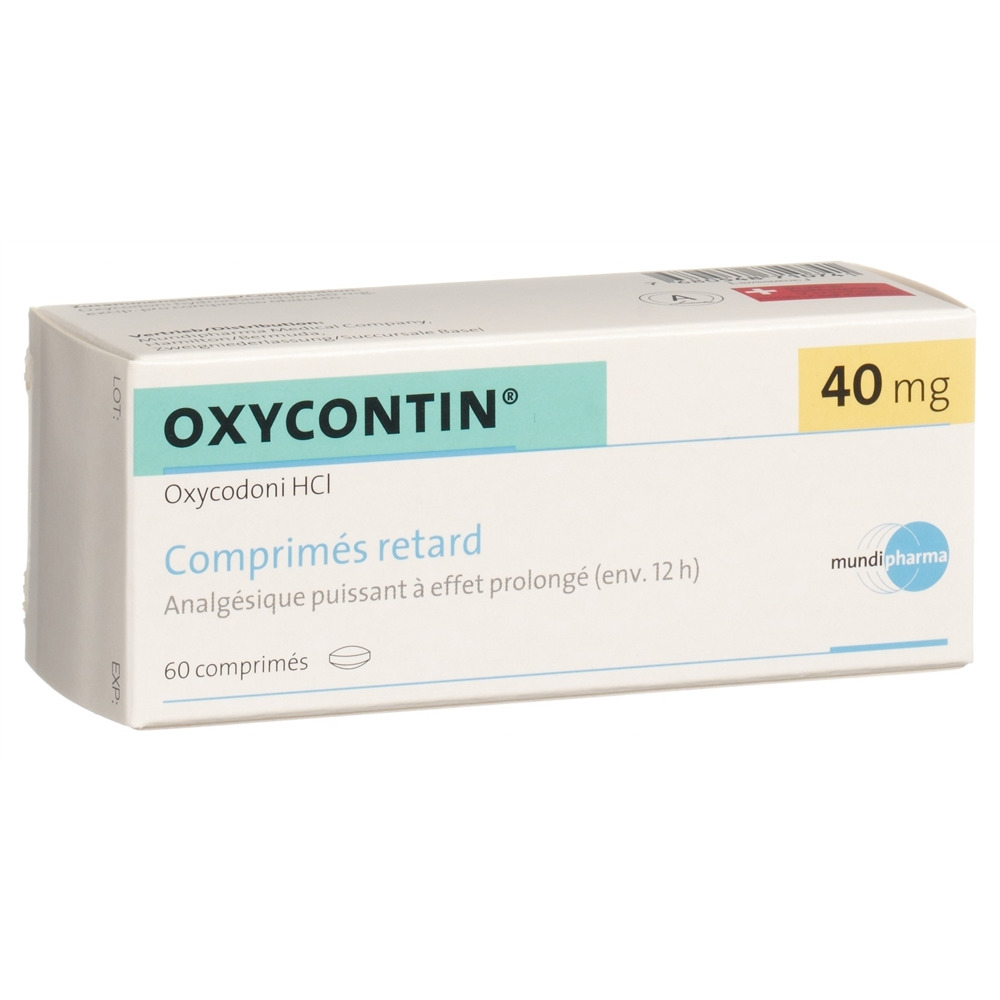 OXYCONTIN cpr ret 40 mg 60 pce