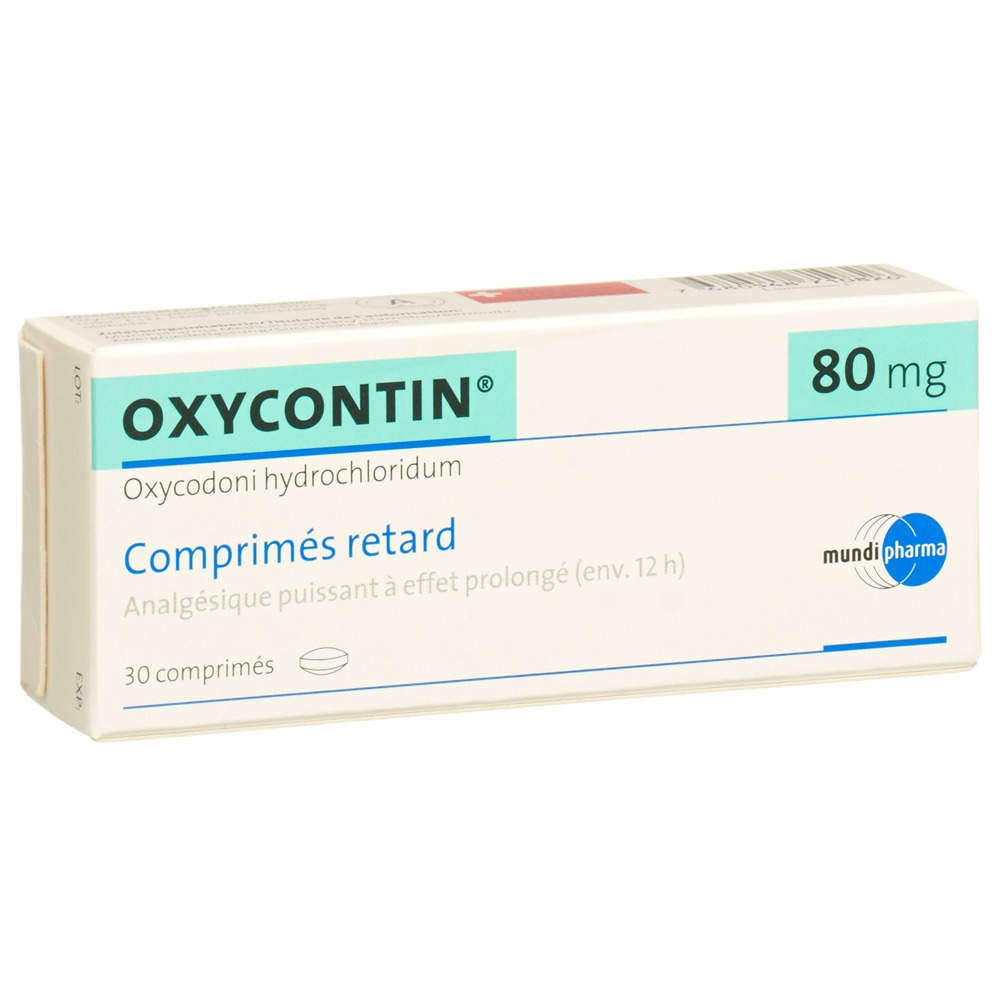 OXYCONTIN cpr ret 80 mg 30 pce