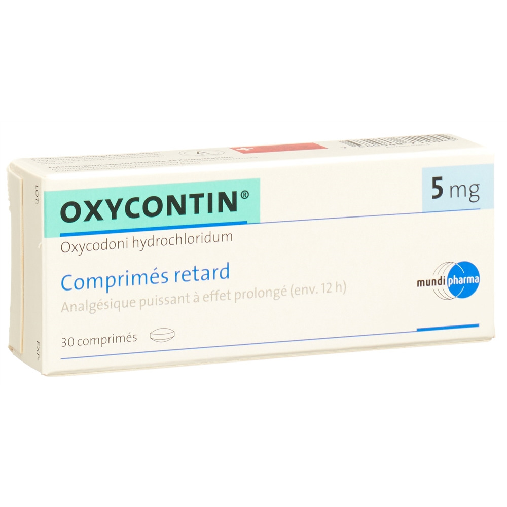 OXYCONTIN cpr ret 5 mg 30 pce