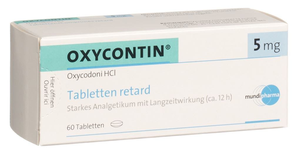 OXYCONTIN cpr ret 5 mg 60 pce
