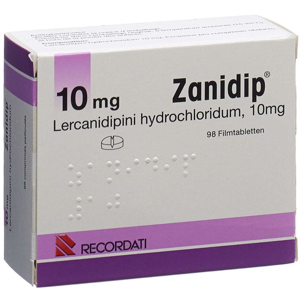 ZANIDIP cpr pell 10 mg 98 pce