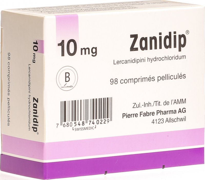 ZANIDIP cpr pell 10 mg 98 pce