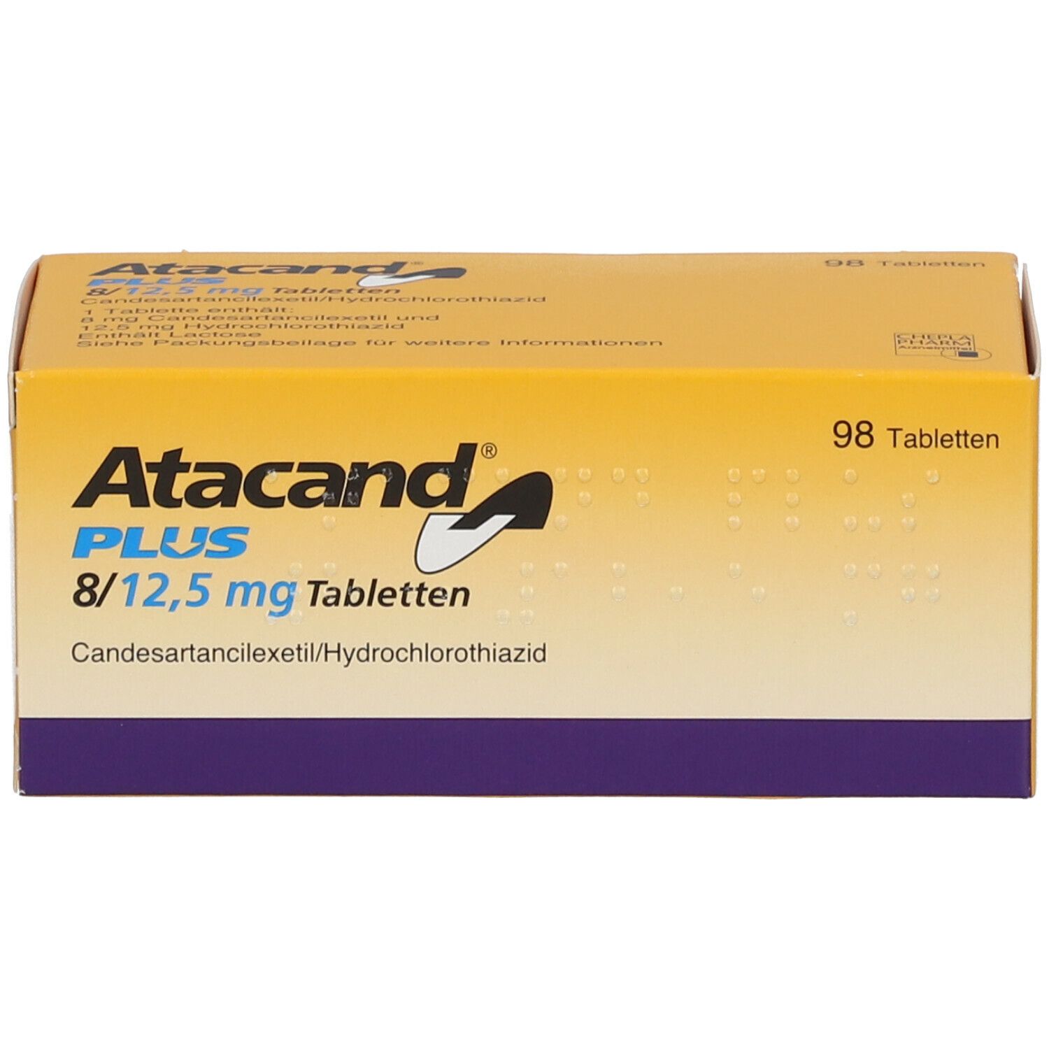 ATACAND plus cpr 8/12.5 mg 98 pce