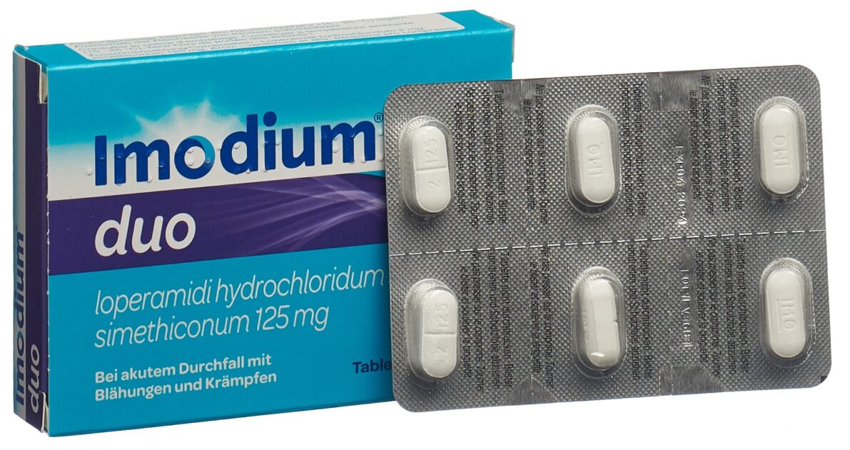 IMODIUM Duo (siméticone 125 mg/133 mg) cpr 12 pce
