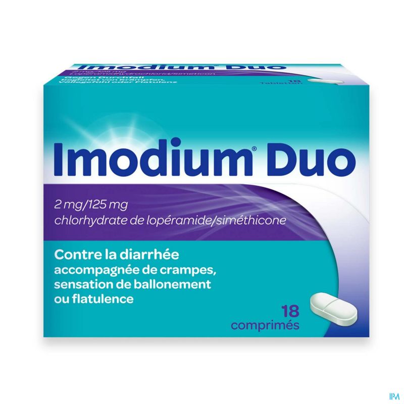 Imodium duo, Tabletten