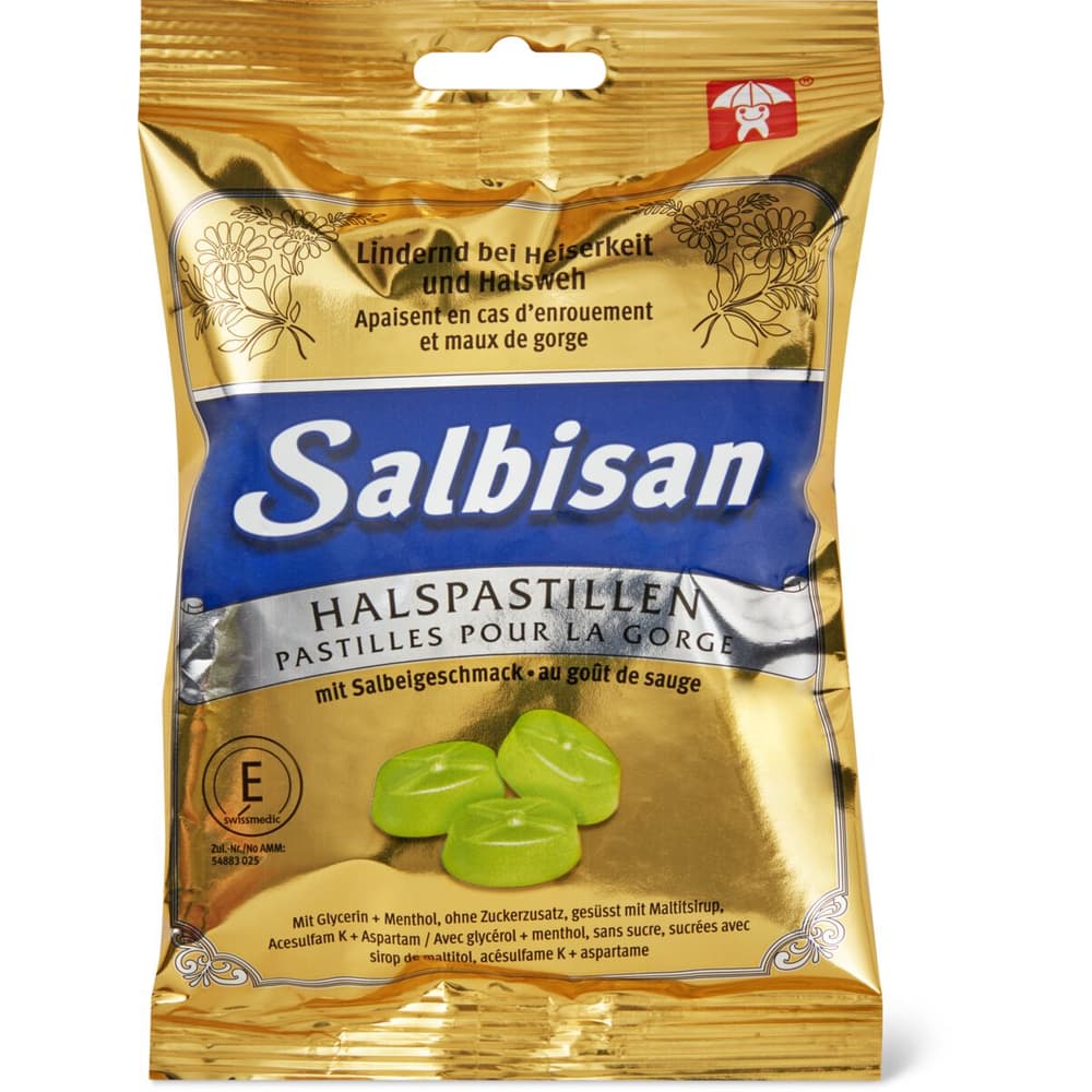 Salbisan Halspastillen, Lutschtabletten