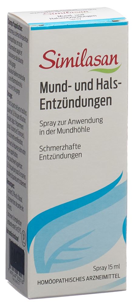 Similasan Mund- und Halsentzündungen, Spray zur Anwendung in der Mundhöhle