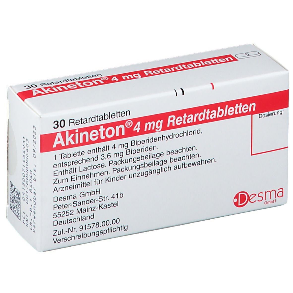AKINETON retard cpr ret 4 mg 30 pce