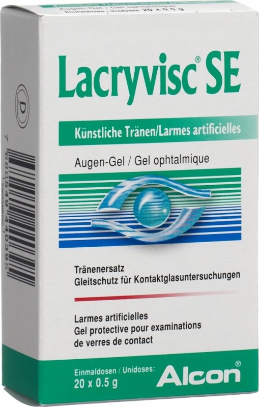 LACRYVISC SE gel opht 20 unidos 0.5 g